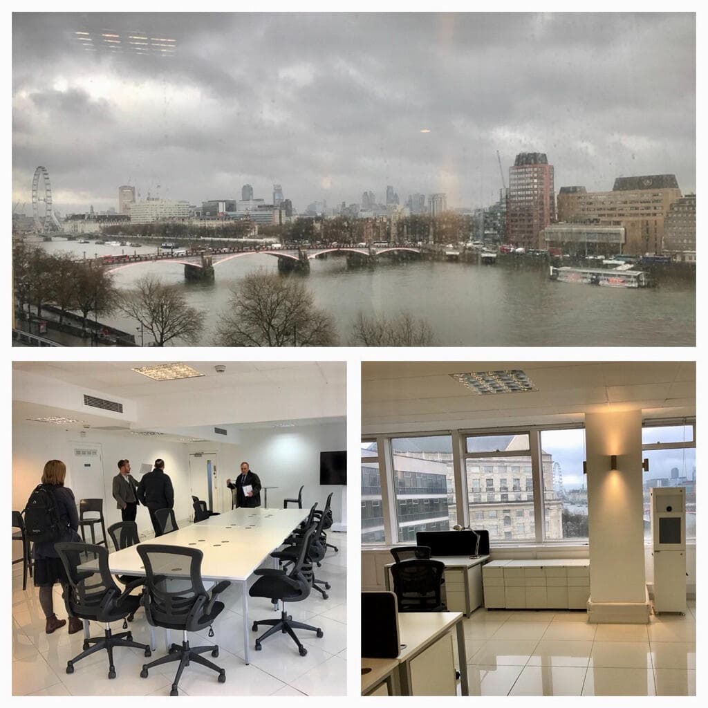 Parent company offices on the River Thames